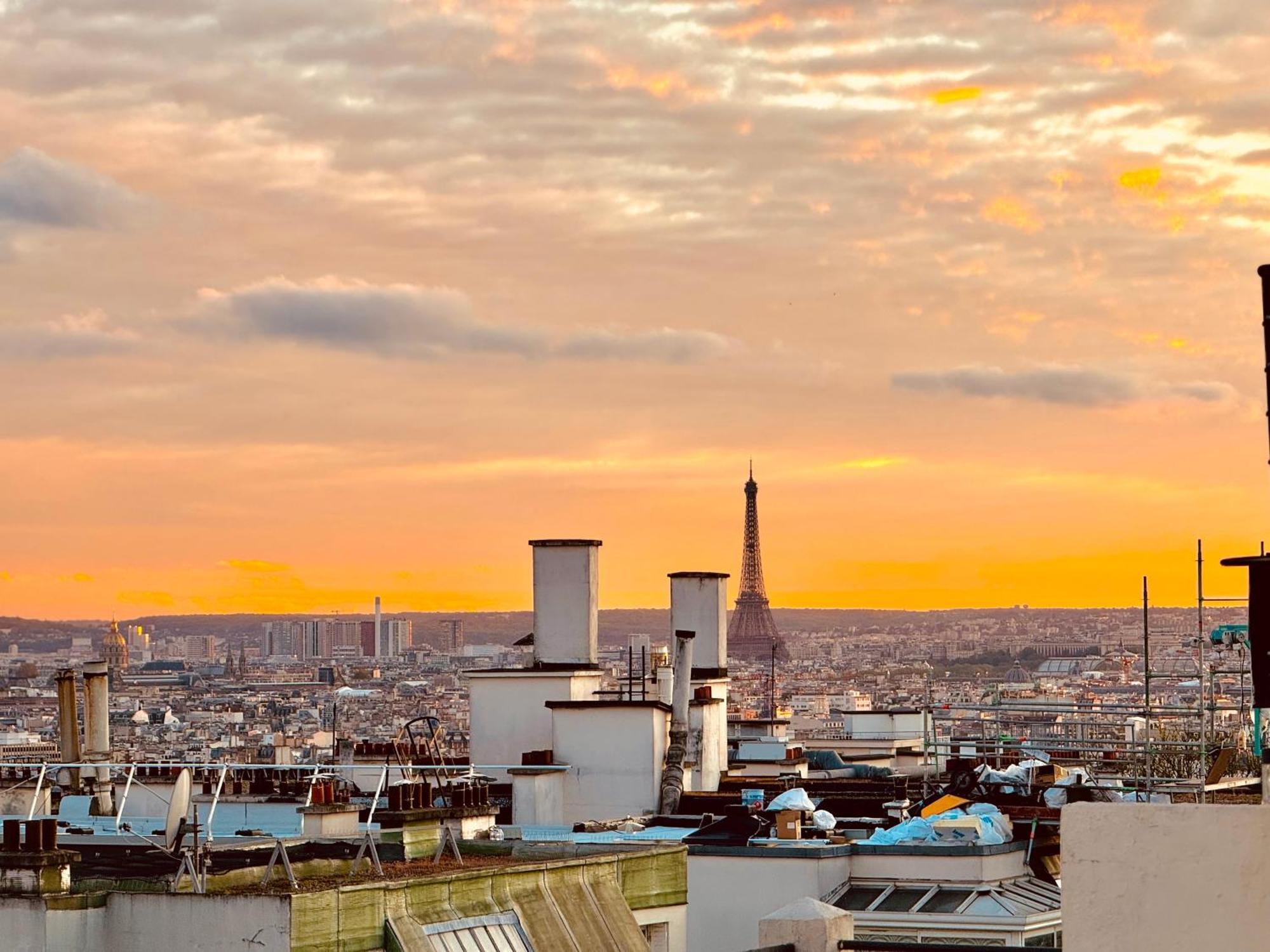 Apartment Direct Views Of Eiffel Tower & Sacre-Coeur From Mezzanine - 10 Mins To Paris Center Экстерьер фото